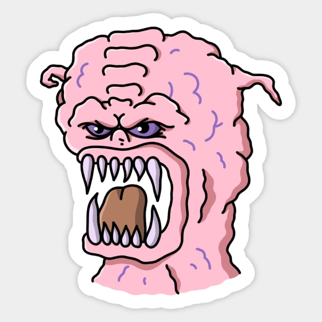 sucky Krang Sticker by robchick